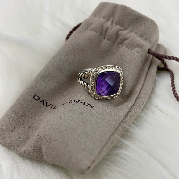 David Yurman Jewelry - David Yurman Albion® Ring, Amethyst and Diamonds